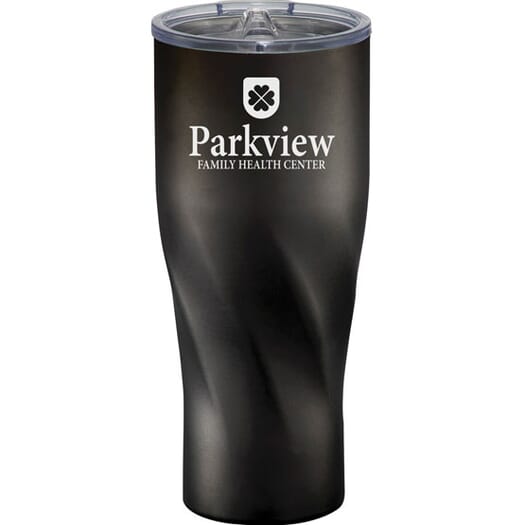 30 oz Spiral Stainless Steel Tumbler