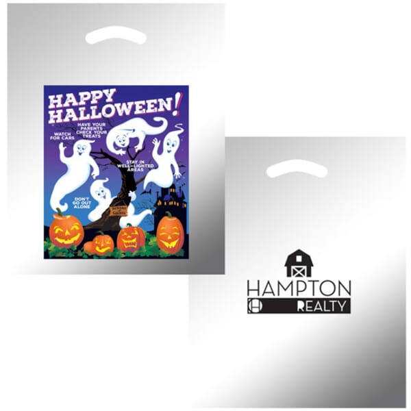 12" x 15" Ghost & Pumpkin Halloween Bag
