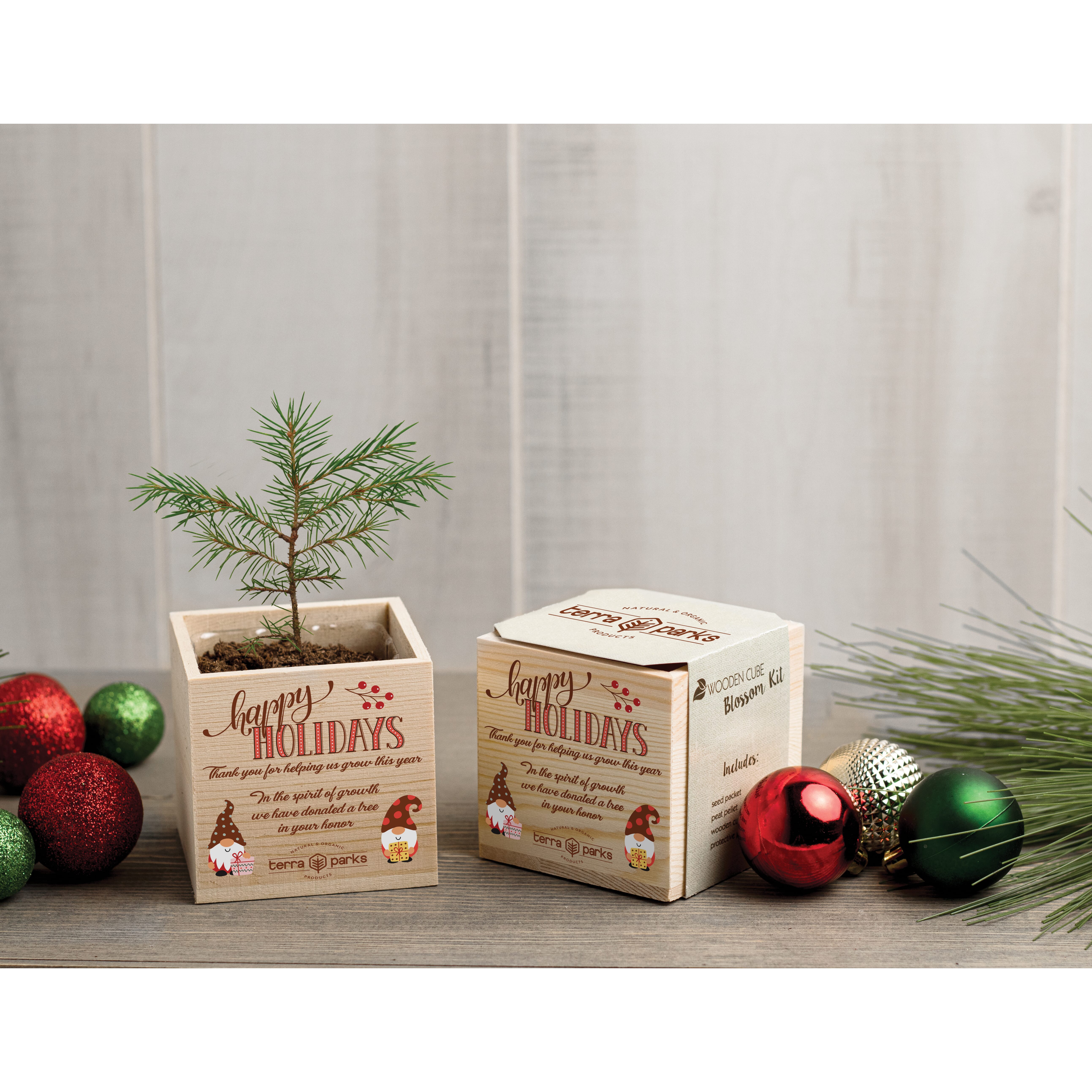 Custom wooden planter blocks