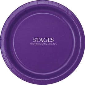 Round Color Paper Plates - 9"