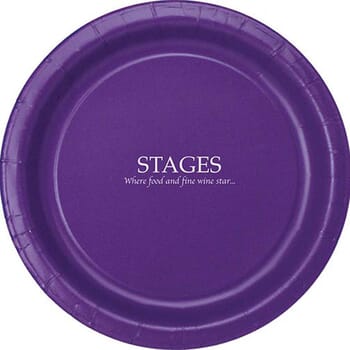 Round Color Paper Plates - 9&quot;