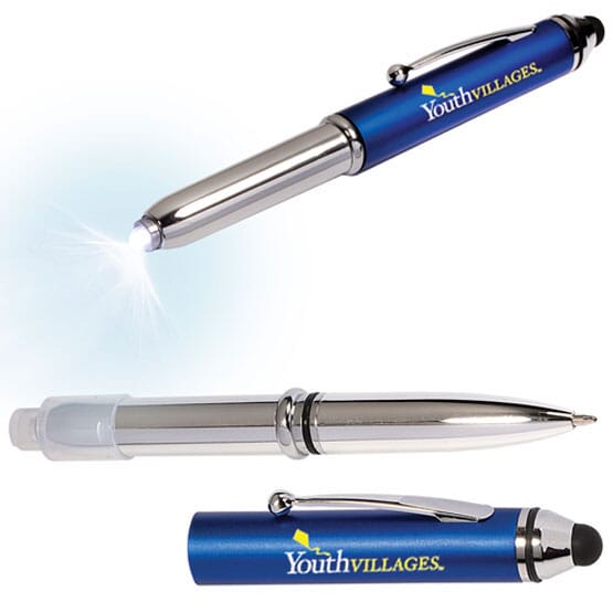 Pen Light With Stylus