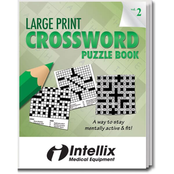 Large Print Crossword Puzzle Book- Volume 2