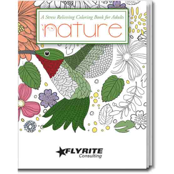 Nature Stress Relieving Coloring Book For Adults