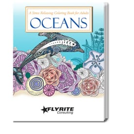 Stress Relieving Coloring Book For Adults - Oceans