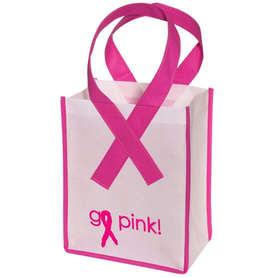 Personalized Breast Cancer Awareness tote bags