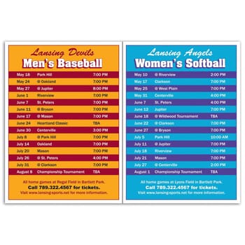5 1/2X8 2-In-1 Schedule Magnet