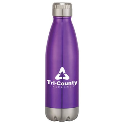 16 Oz Vigo Stainless Insulated Water Bottles w/ Logo | Crestline