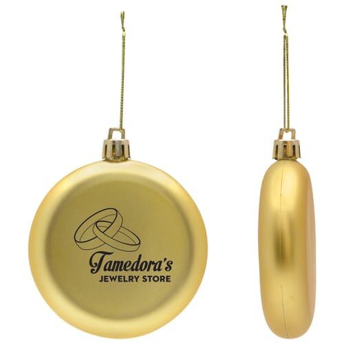 Classic Flat Round Ornament