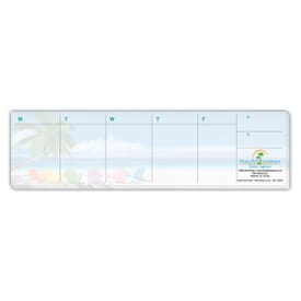 Sticky Weekly Notes 10 1/2" X 3" - 50 Sheets