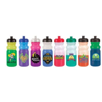 20 oz Chameleon Color Changing Cycle Bottle - Full Color