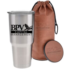 30 oz Tumbler and Coaster Set