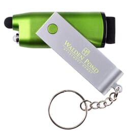 Keychain Flashlight With Stylus