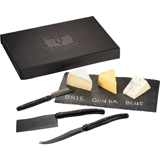 Laguiole Black Cheese & Serving Set