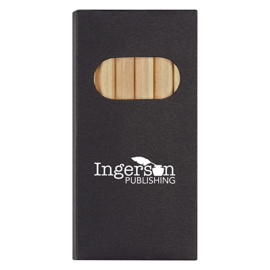 Natural Finish Colored Pencil Set