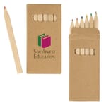 Natural Finish Colored Pencil Set