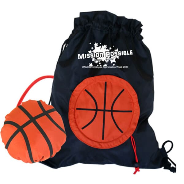 Basketball Drawstring With Stowaway Pouch