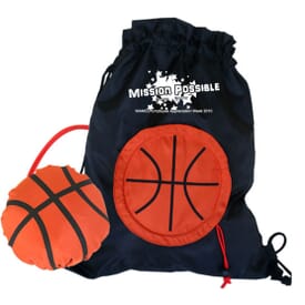 Basketball Drawstring With Stowaway Pouch