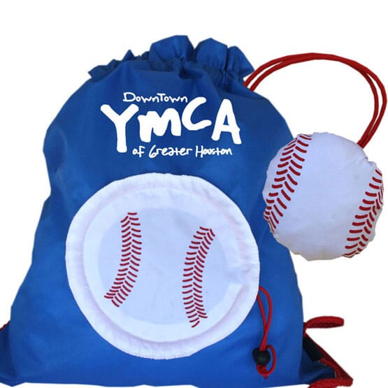 Baseball Drawstring With Stowaway Pouch
