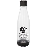 Clear water bottle