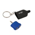 Audio Splitter Keychain With Stylus