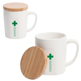 15 oz Tea Mug with Bamboo Lid