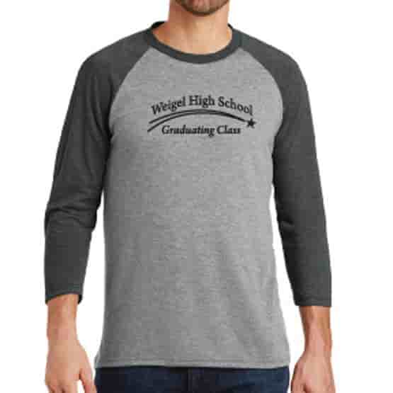 District Made® Men's Perfect Tri™ 3/4 Sleeve Tee