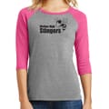 District Made® Ladies' Perfect Tri™ 3/4 Sleeve Tee