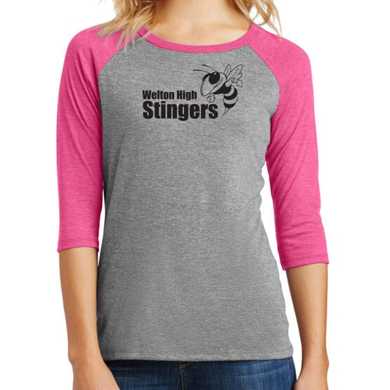 District Made® Ladies' Perfect Tri™ 3/4 Sleeve Tee
