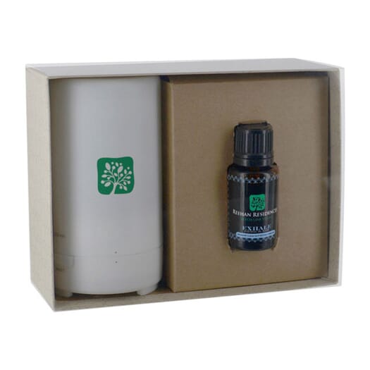 Electronic Diffuser With 15 ml Dropper Bottle Essential Oil And Gift Box