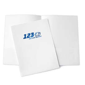 White Gloss Folder