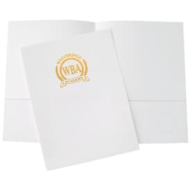 White Gloss Folder