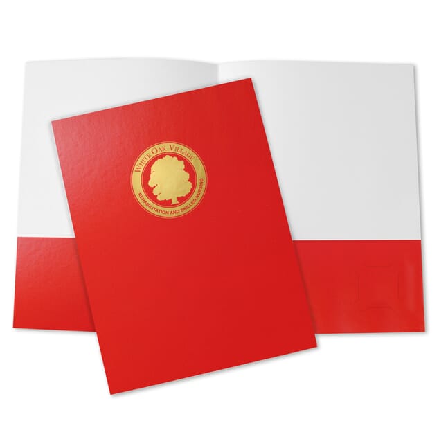 2. Classic Color Gloss Pocket Folder
