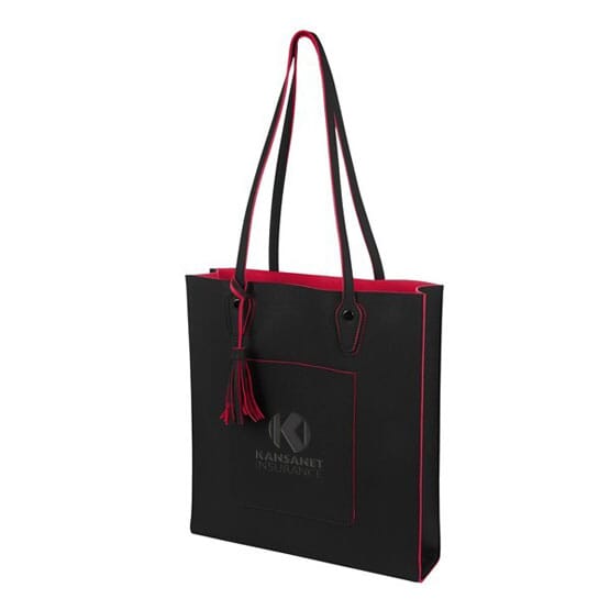 Contrast Rectangular Tote