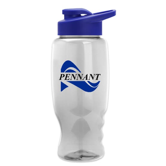 27 oz Poly-Squeeze Bottle W/ Drink Thru Lid