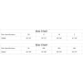 Pullover size chart
