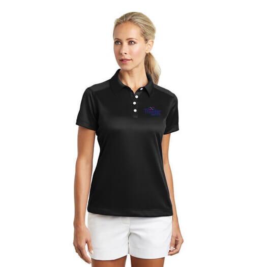 Nike® Golf Dri-Fit Pebble Texture Polo- Ladies'