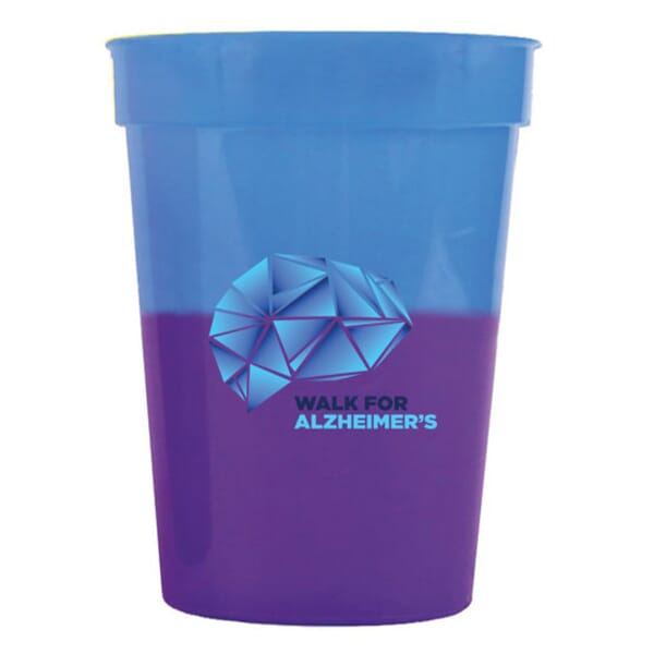 12 oz Chameleon Color Changing Stadium Cup - Full Color