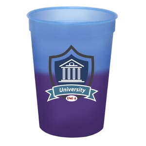 12 oz Chameleon Color Changing Stadium Cup - Full Color