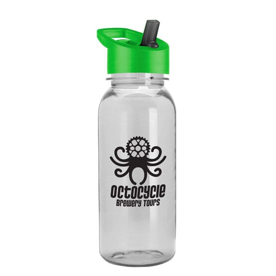 18 oz Mini Hugo Bottle W/ Flip Straw Lid