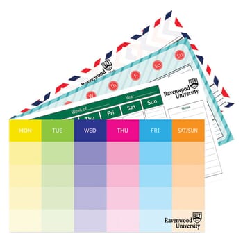 Post-It® 6&quot;X10&quot; Custom Organization Notes-25 Sheet