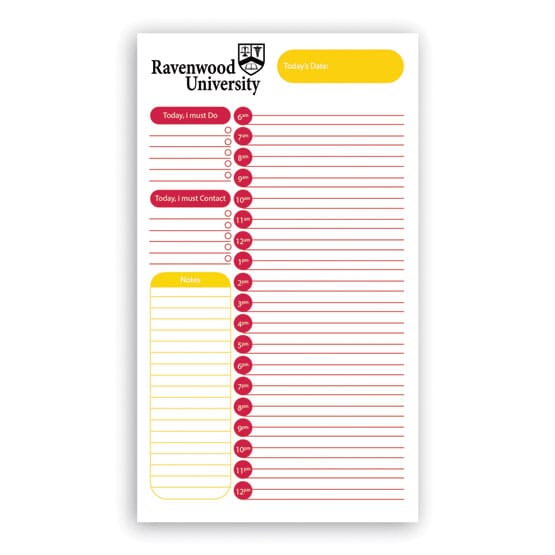 STOCK 744 VERTICAL RED & YELLOW HOURLY