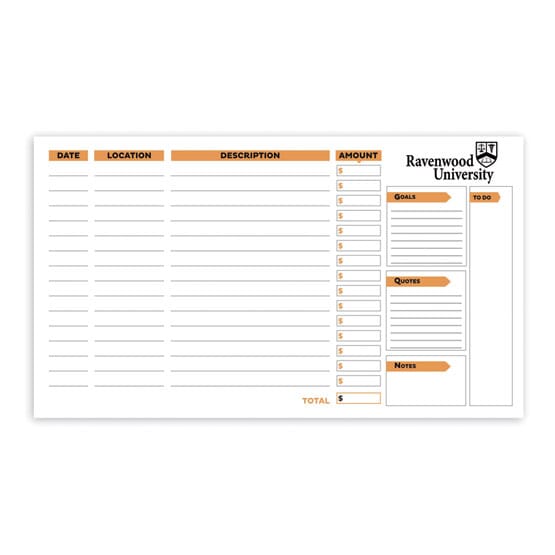 STOCK 753 HORIZONTAL EXPENSES REGISTER
