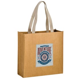 Full Color - Washable Kraft Paper Bag - 13 x 13 x 5