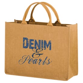 Washable Kraft Paper Bag - 16 X 12 X 6