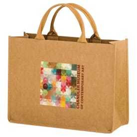 Full Color - Washable Kraft Paper Bag - 16 X 12 X 6