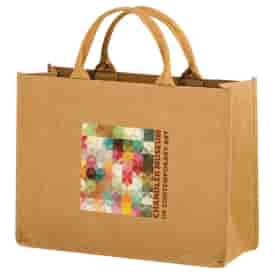 Full Color - Washable Kraft Paper Bag - 16 X 12 X 6