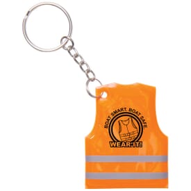 Safety Vest Reflective Keychain