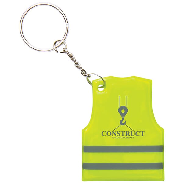 Safety Vest Reflective Keychain