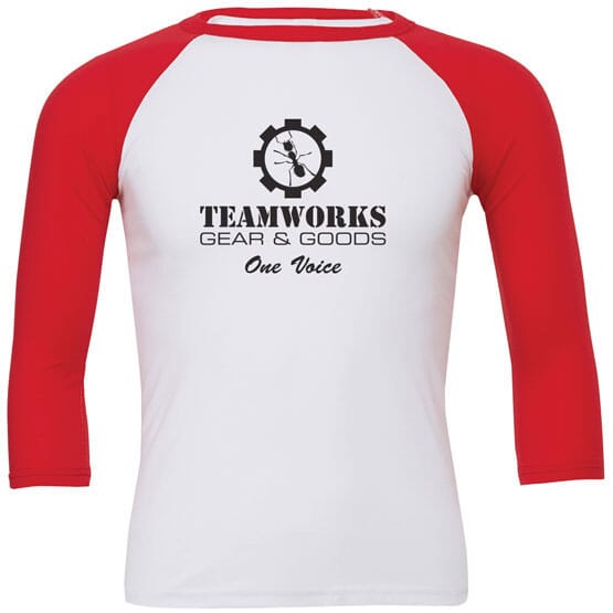 Bella+Canvas® Unisex 3/4 Sleeve Baseball Tee